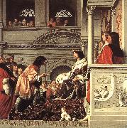 EVERDINGEN, Caesar van Count Willem II of Holland Granting Privileges fg painting